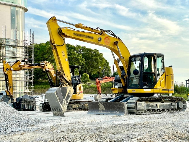 道義建設の施工現場